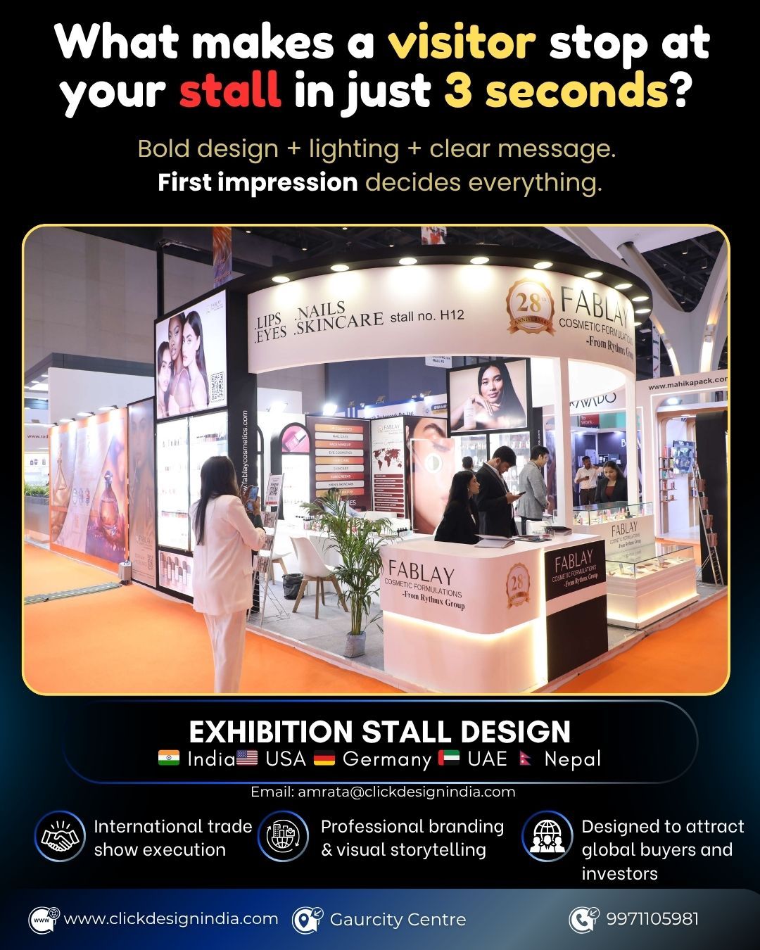 Can a Stall Design Actually Help You Get More Business? Absolutely. Here’s How.